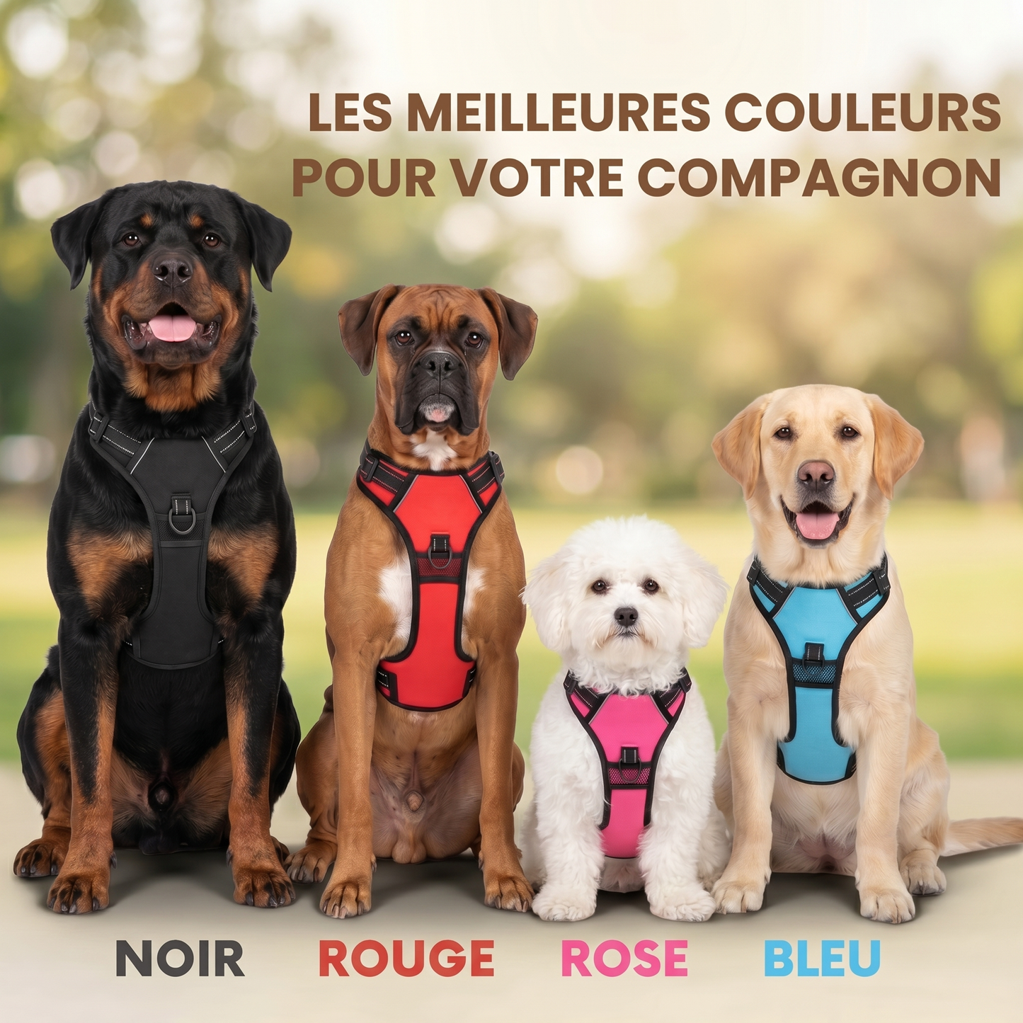 Harnais anti-traction Caninou - 4chiens