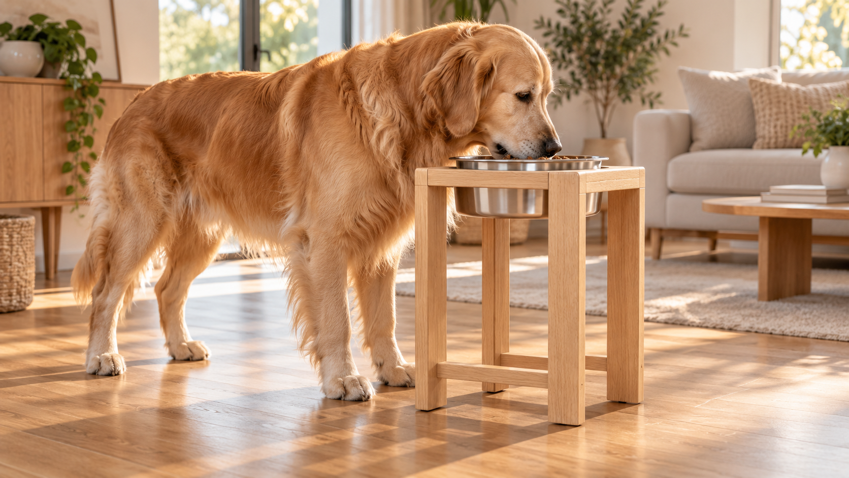 Gamelle chien surelevee