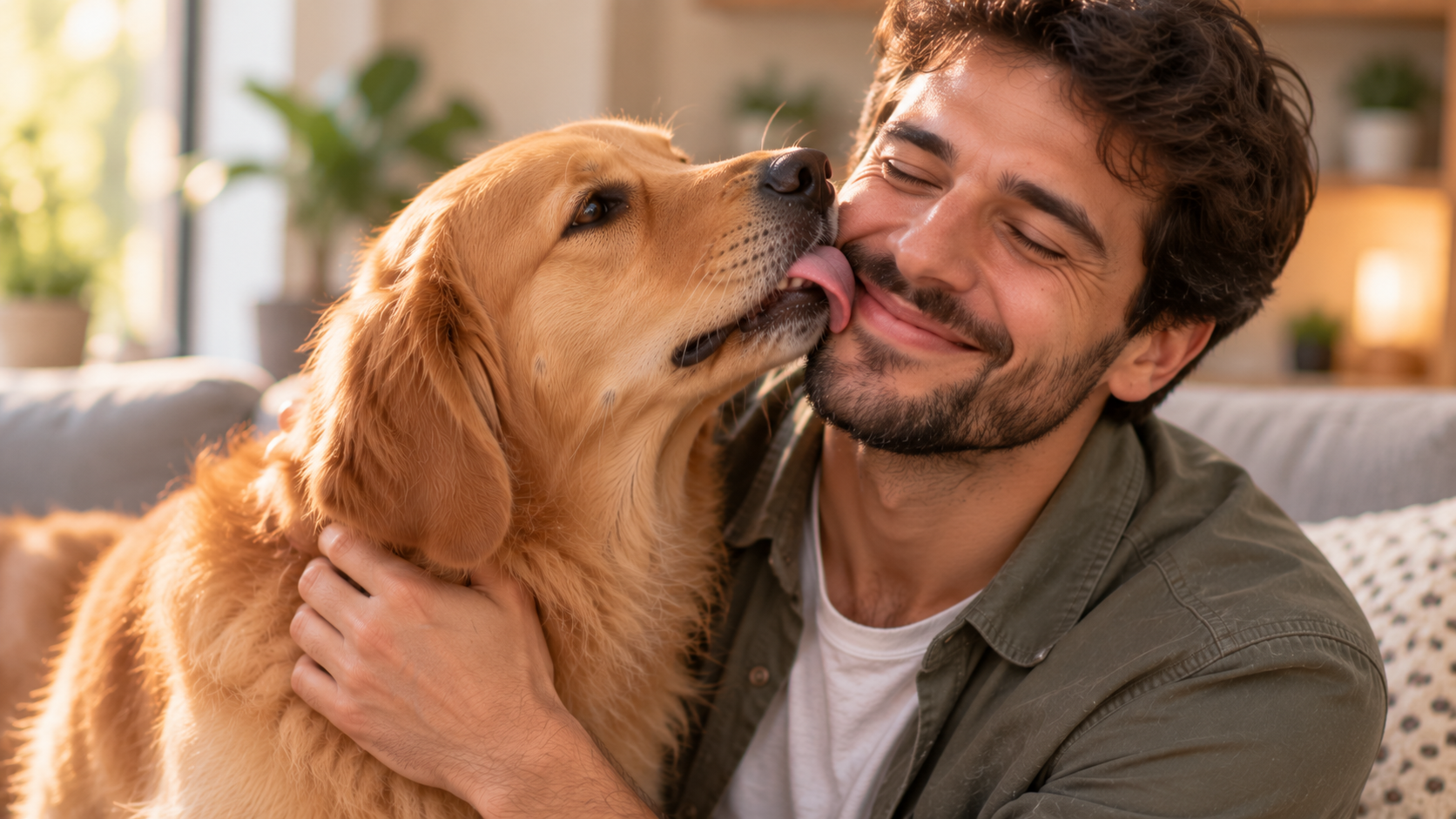 Pourquoi mon chien me leche ?