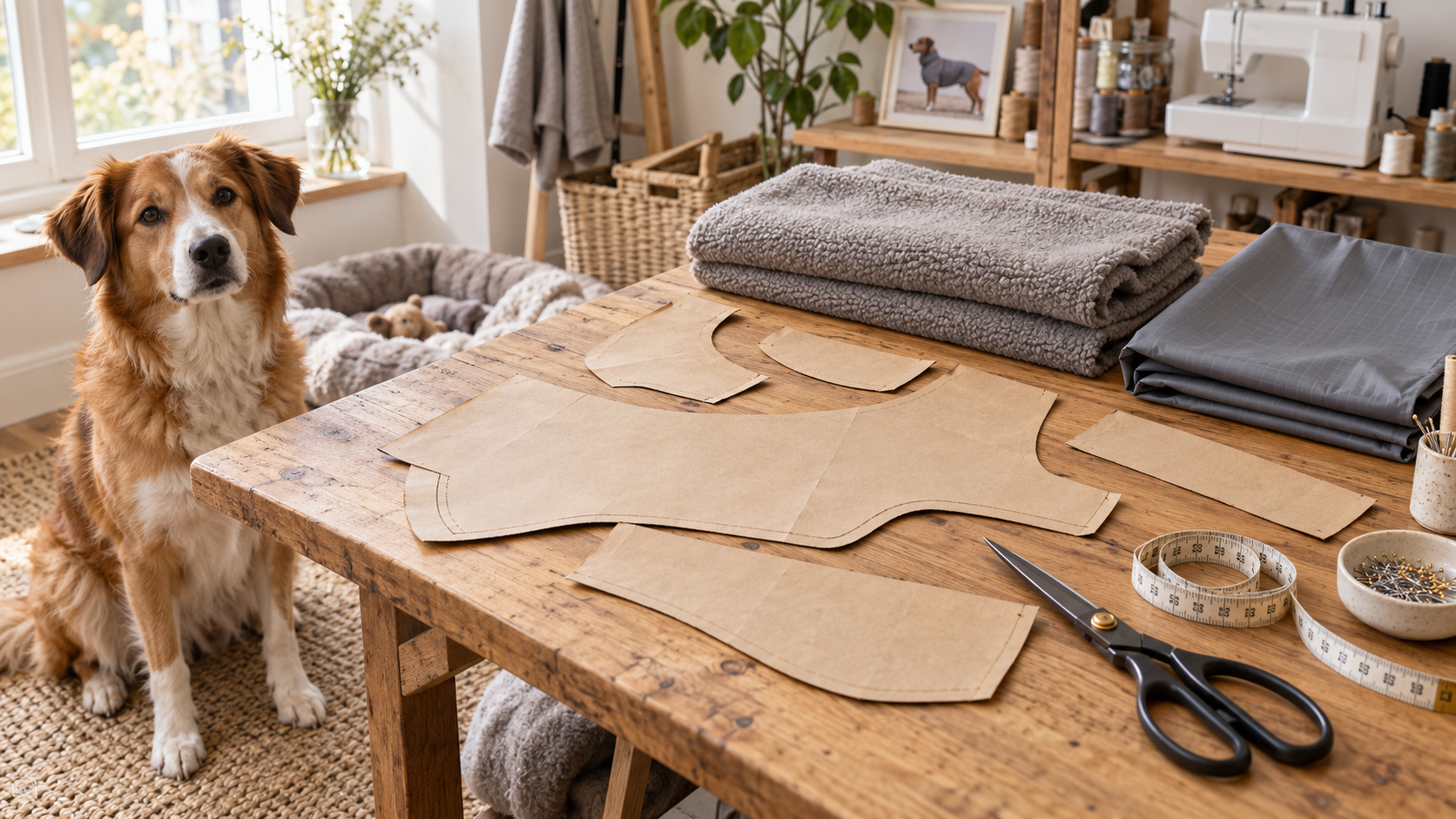 Manteau pour chien patron gratuit